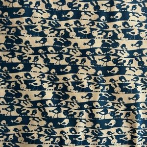 4 yards Free Spirit David Walker Garden Animal Stripe bunny fabric